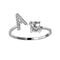 Zirconia Initials Ring