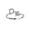 Zirconia Initials Ring